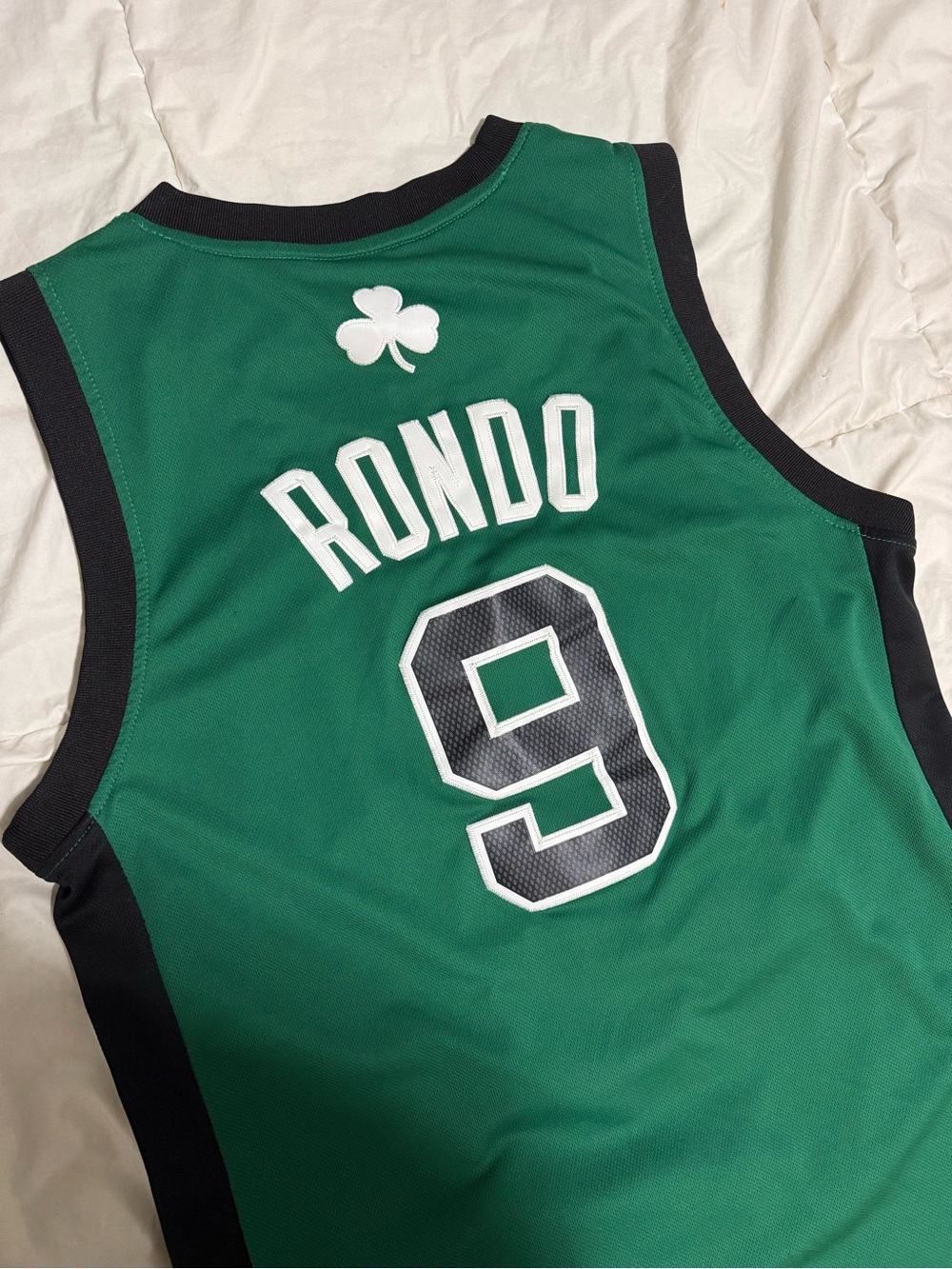 Boston Celtics Green Rondo #9 Basketball Jersey